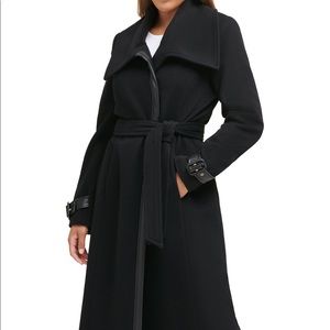 Cole Haan women’s belted wrap coat